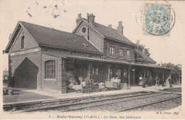 BULLY - GRENAY : La Gare, Vue Intérieure.. - Autres & Non Classés