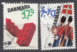 DANMARK - 1989 - Serie Completa Usata, 2 Valori, Yvert 953/954 - Gebraucht