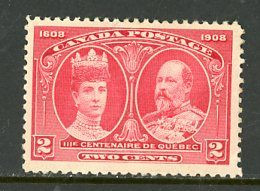 Canada 1908 Quebec Tercentenary - Unused Stamps