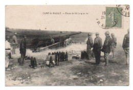Carte Postale Ancienne - Dép. 10 - Camp De MAILLY - Pièce De 155 - Kazerne