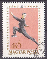 (Ungarn 1963) Eiskunstlauf-Europameisterschaften O/used (A5-19) - Eiskunstlauf