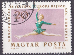 (Ungarn 1963) Eiskunstlauf-Europameisterschaften O/used (A5-19) - Figure Skating