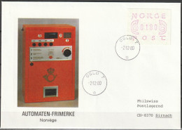 Norwegen 1980 ATM  MiNr.2 FDC 0180 ( D 5733 ) - Automatenmarken [ATM]