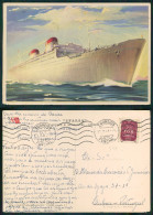 BARCOS SHIP BATEAU PAQUEBOT STEAMER [ BARCOS # 05311 ] - ITALIA CONTE BIANCAMANO - EXP FUNCHAL - Voiliers