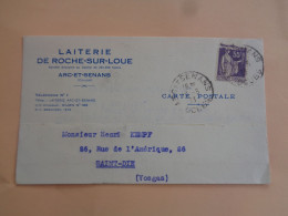 25 - Doubs - Arc Et Senans - Laiterie De Roche Sur Loue - Carte Pub/ Pro - - Other & Unclassified