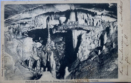 CPA (Jura). Intérieur Des Grottes De BAUME-LES-MESSIEURS, Le Parasol - Baume-les-Messieurs