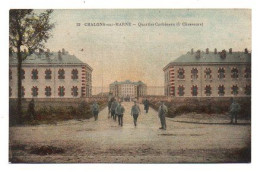 Carte Postale Ancienne - Dép. 51 - CHALONS SUR MARNE - Quartier CORBINEAU - Casernes