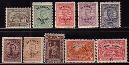 BULGARIA - 1920 - Timbres Avec Surchage - "Pour Nos Prisonniers" - YT 132/41, 10v** MNH - Unused Stamps