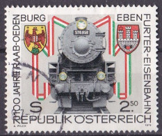 (Österreich 1979) 100 Jahre Raab-Ödenburg-Ebenfurter Eisenbahn O/used (A5-19) - Trains