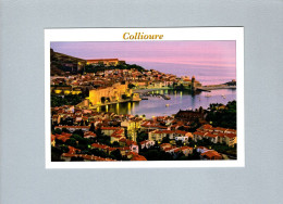 Collioure (66) : Vue Générale Du Port De La Cote Catalane Au Crépuscule - Collioure