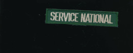 Barrette Service National  Scratch 11.5cm - Army
