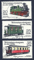 DDR, 1980, Michel-Nr. 2562+2564+2565, Gestempelt - Usati