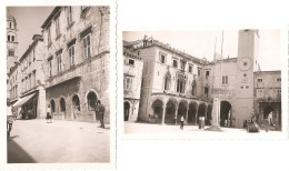 Croatie - DUBROVNIK - Lot De 2 Photographies Anciennes - Voyage En Yougoslavie En Août 1951 - (photo) - Kroatien