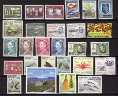 Groenland - (1988-2001) - Artisanat - Reine Margrethe II - Faune - Celebrites - Neufs**- MNH - Unused Stamps
