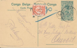BELGIAN CONGO   PPS SBEP 61 VIEW 110 USED - Entiers Postaux