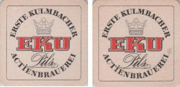 5002423 Bierdeckel Quadratisch - Eku Kulmbacher Actienbrauerei - Beer Mats