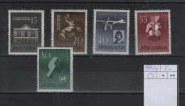 Jugoslavien Michel Cat.No Mnh/** 930/934 - Unused Stamps