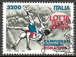 Italien 1990, MiNr. 2160; Gewinn Der Fußball-WM Durch Die Deutsche Nationalmannschaft, Alb. 05 - 1981-90: Gebraucht
