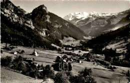 Kiental - Gesamtansicht Mit Golderhorn Und Blümlisalpgruppe (101) - Reichenbach Im Kandertal