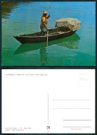 BARCOS SHIP BATEAU PAQUEBOT STEAMER [ BARCOS # 05321 ] - FISHERMAN PIROGUE FISH TRAP SEYCHELLES - Fishing Boats