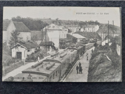 CPA   PONT Sur  YONNE     La Gare - Pont Sur Yonne