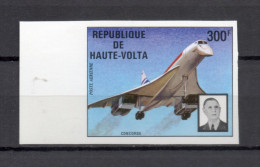 HAUTE VOLTA  PA   N° 168   NON DENTELE   NEUF SANS CHARNIERE  COTE ? €    CONCORDE AVION GENERAL DE GAULLE - Haute-Volta (1958-1984)