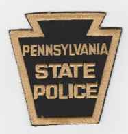 Ecusson Obsolète D'uniforme De Policier Américain "Pennsylvania State Police" Pennsylvanie - Polizia