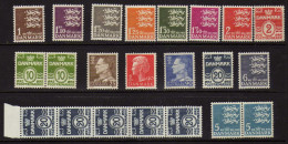 Danemark - Frederik IX - Lions -Neufs**- MNH - Unused Stamps