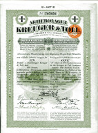 Aktiebolaget KREUGER & TOLL; One Share - Banque & Assurance