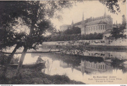 CPA 36 - SAINT-GAULTIER - Ecole Supérieure De Jeunes Filles - Vue Sur La Creuse - Autres & Non Classés