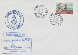 TAAF Patrouilleur Albatros Mission Au TAAF Ca Le Port Reunion 18.6.1984 (AW200) - Polar Ships & Icebreakers