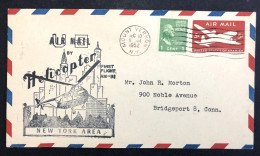 UNITED STATES, Circulated Cover « AVIATION », « HELICOPTERS », « First Flight », 1952 - Storia Postale