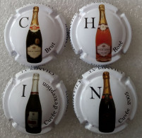 4 Capsules Champagne Chopin Didier - Andere & Zonder Classificatie