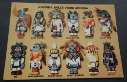 Kachina Dolls From Arizona - Holly Enterprises, Scottsdale, AZ - Indiani Dell'America Del Nord