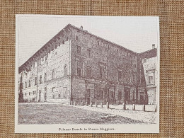 Urbino Nell'800 Palazzo Ducale In Piazza Maggiore Marche - Sonstige & Ohne Zuordnung