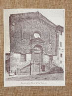 Urbino Nell'800 Facciata Della Chiesa Di San Domenico Marche - Other & Unclassified