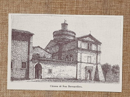 Urbino Nell'800 Chiesa Di San Bernardino Marche - Autres & Non Classés