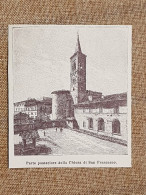 Urbino Nell'800 Parte Posteriore Della Chiesa Di San Francesco Marche - Other & Unclassified