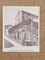 Urbino Nell'800 L'esterno Della Chiesa Di San Francesco Marche - Sonstige & Ohne Zuordnung