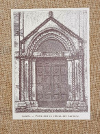 Chieti Nell'800 Porta Dell'ex Chiesa Del Carmine Abruzzo - Other & Unclassified