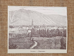 Sulmona Nell'800 Panorama Abruzzo - Andere & Zonder Classificatie