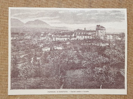 Panorama Di Benevento Nell'800 Giardini Pubblici E Castello Campania - Andere & Zonder Classificatie