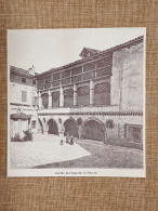 Cortile Del Castello Di Macello Nell'800 Torino Piemonte - Other & Unclassified