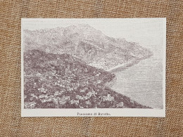 Panorama Di Ravello Nell'800 Salerno Campania - Otros & Sin Clasificación