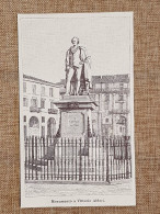 Asti Nell'800 Monumento A Vittorio Alfieri Piemonte - Sonstige & Ohne Zuordnung