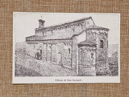 Asti Nell'800 Chiesa Di San Secondo Piemonte - Autres & Non Classés
