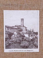 Asti Nell'800 Il Castello Mombercelli Dei Conti Maggiolini Piemonte - Altri & Non Classificati