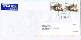 Slovenia Cover Sent To Denmark Prvacina 20-10-1999 - Slovenië