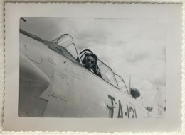 Photo Ancienne - Snapshot - Militaire - Avion De Chasse USA - Pilote - Aviation - 1952 - Aviation