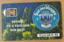Télécarte Suc Des Vosges La Vosgienne - 1992